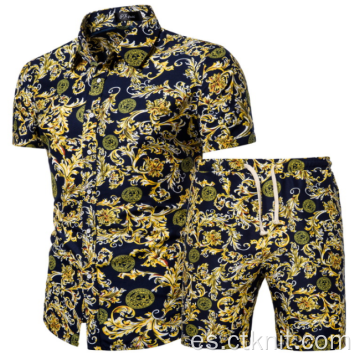 camisa floral de moda para hombre